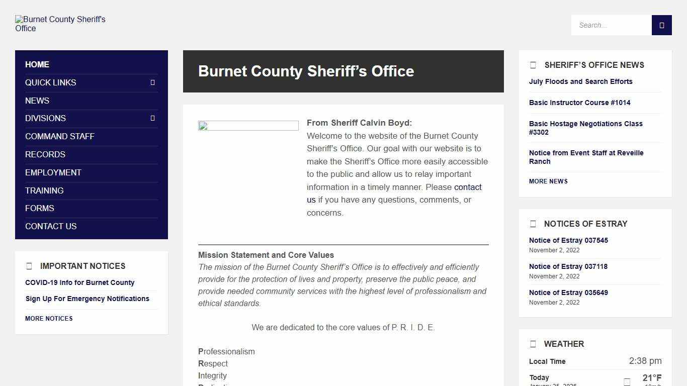 Burnet County Sheriff's Office